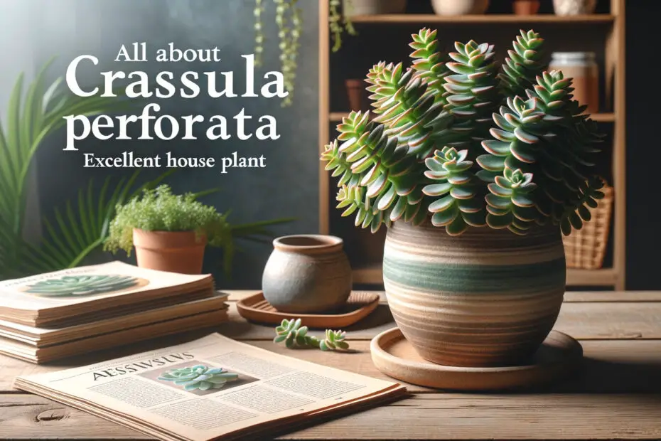 All About Crassula Perforata: Excellent House Plant