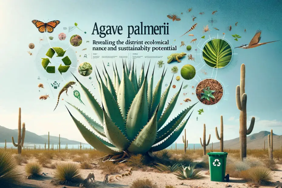 Agave palmeri: Revealing the Distinct Ecological Importance and Sustainability Potential