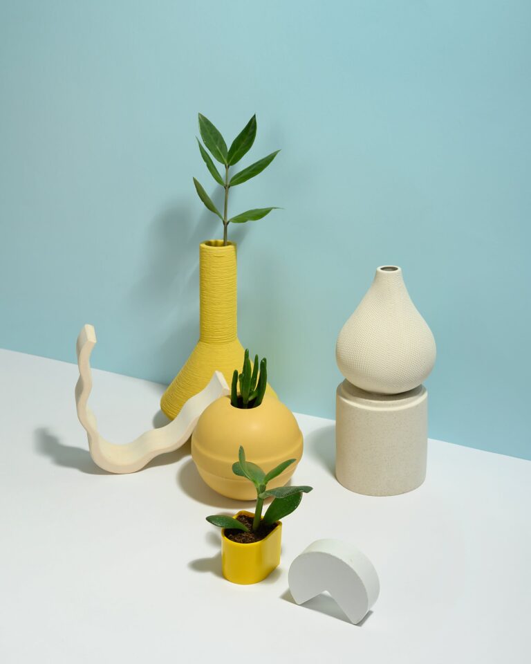 Crassula Pangolin plant in a yellow pot