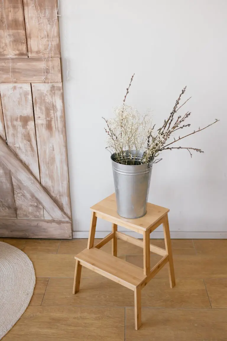 Crassula Spiralis enhancing the aesthetic of wooden stairs in garden decor