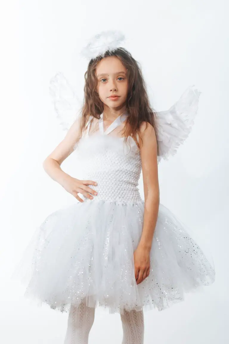 Senecio Angel Wings Plant – A Young Girl in White Dress with Nimbus on Her Head