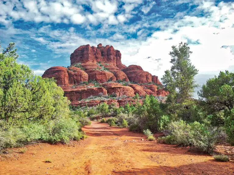 Sedimentary rocks formation process illustrated by a brown mountain