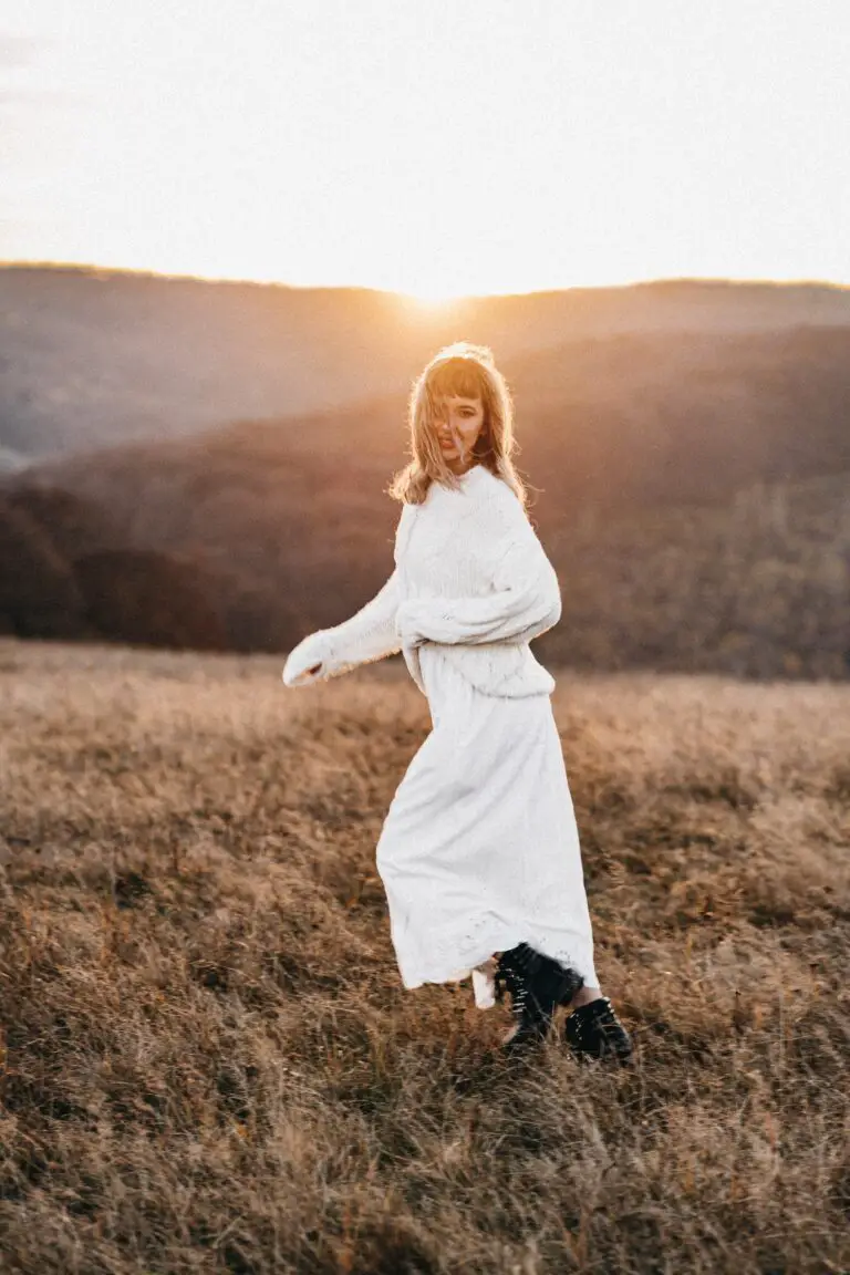 can sedum take full sun, Smiling woman running in countryside field in sunshine